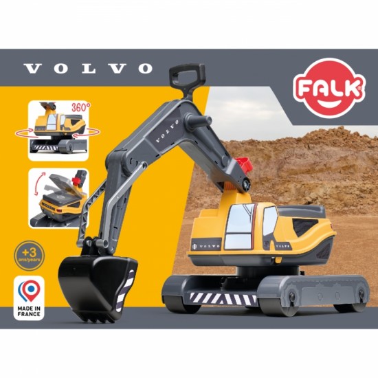 Šarnyrinis ekskavatorius su pasukama kabina FALK Volvo