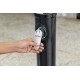 Saulės baterijomis maitinamas lauko dušas, 8l Bestway 58694