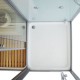 Sauna Su Hidromasažine Dušo Kabina AMO-1752W Kairė TRIO 180x110 cm.