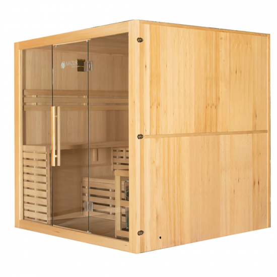 Sausa Pirtis AMO-EA4S Su Krosnele 200x180x200 Keturvietė Sausa Pirtis AMO-EA4S Su Krosnele 200x180x200 Keturvietė