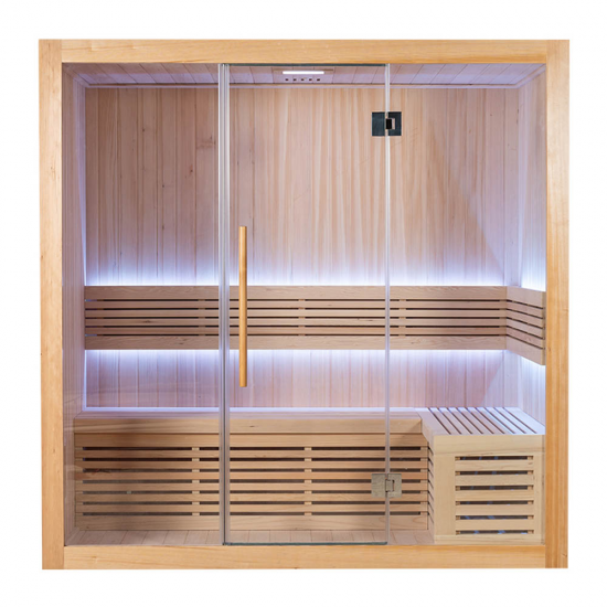 Sausa Pirtis AMO-SS1220P Su Krosnele 200x120x200cm Trejavietė