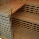 Sausoji Pirtis Su Krosnele AMO-EA3 Trivietė 150x120x190 cm.