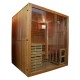 Sausoji Pirtis Su Krosnele AMO-EA3 Trivietė 150x120x190 cm.