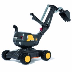 Savaeigis ekskavatorius - besisukantis, juodas Rolly Toys Volvo RollyDigger