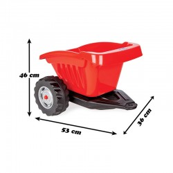 Savivartė Priekaba Raudona 35 kg WOOPIE ACTIVE TRAILER