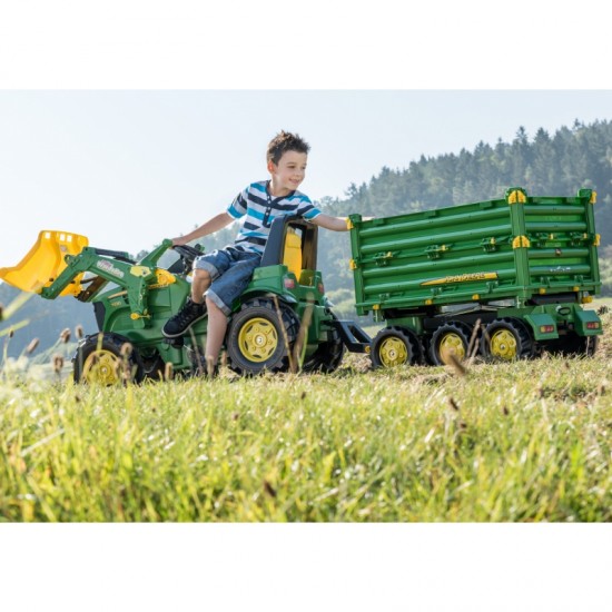 Savivartis priekaba 3 ašių  Rolly Toys rollyMulti priekaba - Rolly Multi John Deere