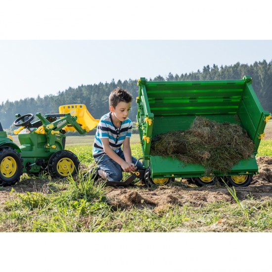 Savivartis priekaba 3 ašių  Rolly Toys rollyMulti priekaba - Rolly Multi John Deere