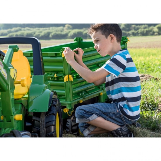 Savivartis priekaba 3 ašių  Rolly Toys rollyMulti priekaba - Rolly Multi John Deere