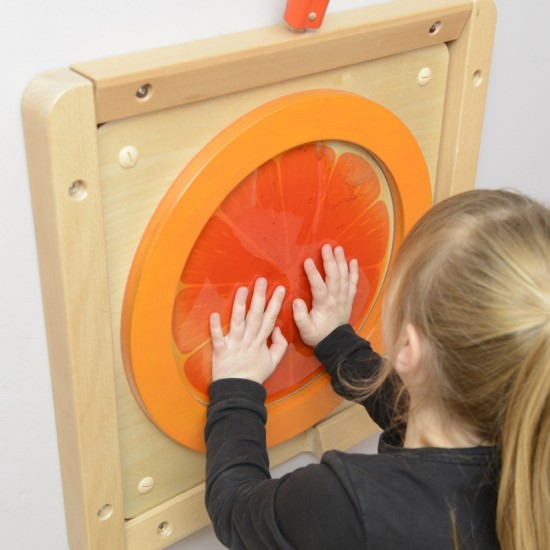 Sensorinė edukacinė lenta oranžinė MASTERKIDZ