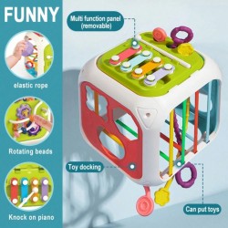 Sensorinio ugdymo veiklos kubas WOOPIE BABY