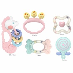 Sensorinis barškučių kramtukų rinkinys WOOPIE BABY