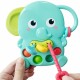 Sensorinis dramblio kramtukas 4 viename WOOPIE BABY Montessori