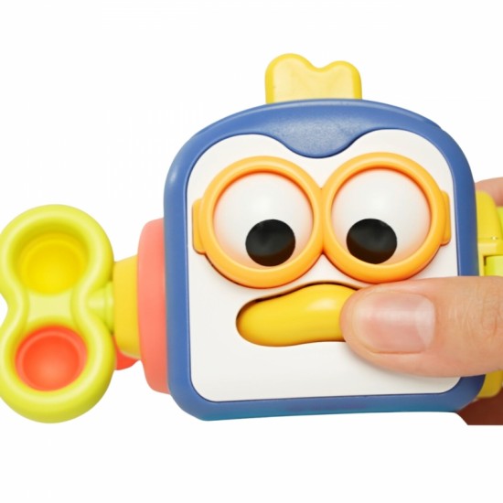 Sensorinis kamuoliukas 6 viename WOOPIE Penguin Montessori