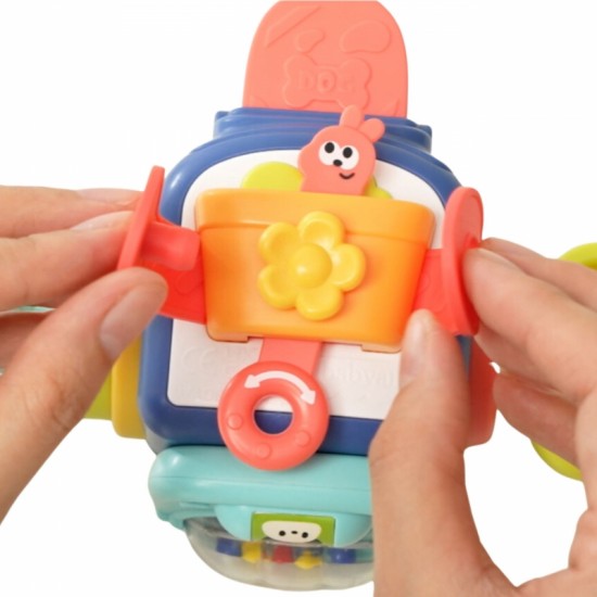 Sensorinis kamuoliukas 6 viename WOOPIE Penguin Montessori