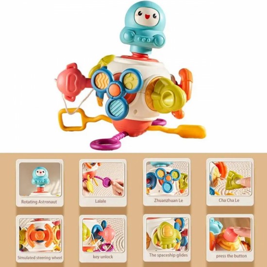 Sensorinis kubas 8 viename WOOPIE BABY Montessori