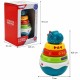 Sensorinis žaislas Dino piramidė Dėlionė kūdikiams WOOPIE BABY