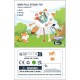 Sensorinis žaislas-kramtukas-barškutis-daugiafunkcis-lapė WOOPIE BABY Montessori
