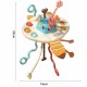 Sensorinis žaislas-kramtukas-barškutis-daugiafunkcis-lapė WOOPIE BABY Montessori