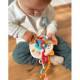 Sensorinis žaislas-kramtukas-barškutis-daugiafunkcis-lapė WOOPIE BABY Montessori