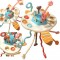 Sensorinis žaislas-kramtukas-barškutis-daugiafunkcis-lapė WOOPIE BABY Montessori
