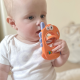 Sensorinis žaislas-kramtukas-veidrodėlis Dino WOOPIE BABY