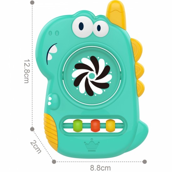 Sensorinis žaislas-kramtukas-veidrodėlis Dino WOOPIE BABY