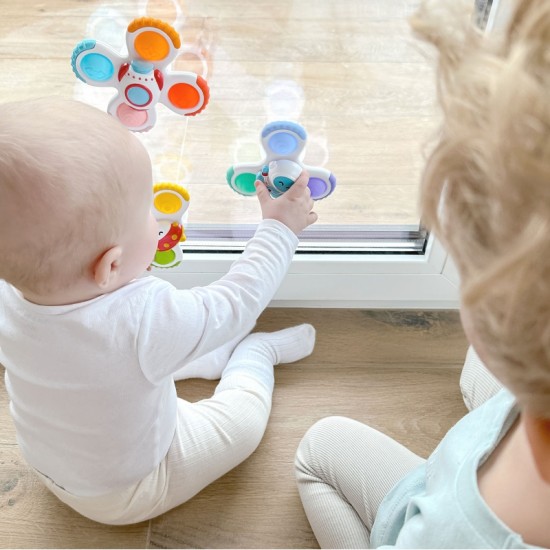 Sensorinis žaislas su suktuku Raketa Ateivis NSO 3 vnt. WOOPIE BABY Sensorinis žaislas su suktuku Raketa Ateivis NSO 3 vnt. WOOPIE BABY
