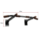 Sieninis skersinis prisitraukimams Pull Up Bar DR-100486