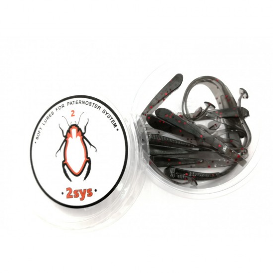 Silikoninis masalas 2SYS Pt Shad 2-003 Black