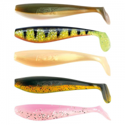Silikoninis masalas FOX RAGE Slick Shad 9 cm UV Maišytų Spalvų 5 vnt.