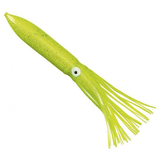 Silikoninis masalas Kalmaras 30cm Salotinės spalvos