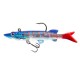 Silikoninis masalas su Jig galvute AsaTsuri T-Tail 3D BlueTiger 9 cm, 15g