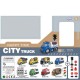 Šiukšliavežės garso ir šviesos efektai WOOPIE CITY TRUCK