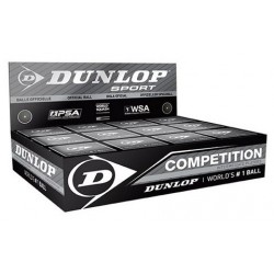Skvošo kamuoliukai DUNLOP COMPETITION, 12 vnt