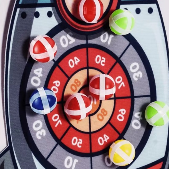 Smiginio raketinis arkadinis žaidimas WOOPIE Velcro
