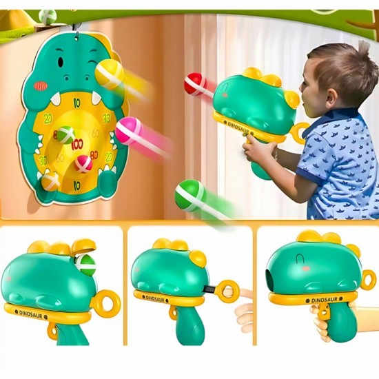 Smiginio Šaudyklė Dinozauras Velcro Taikiniai Taškų Šaudymas WOOPIE
