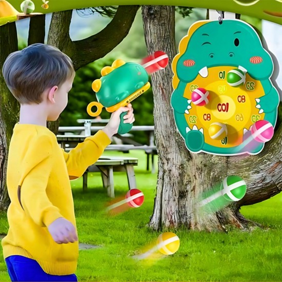 Smiginio Šaudyklė Dinozauras Velcro Taikiniai Taškų Šaudymas WOOPIE