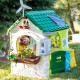 Sodo namelio tiektuvas su atliekų rūšiavimu, imitacinė saulės baterija FEBER Eco