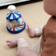 Spalvingi arkliai Mėlyna besisukanti karuselė WOOPIE BABY