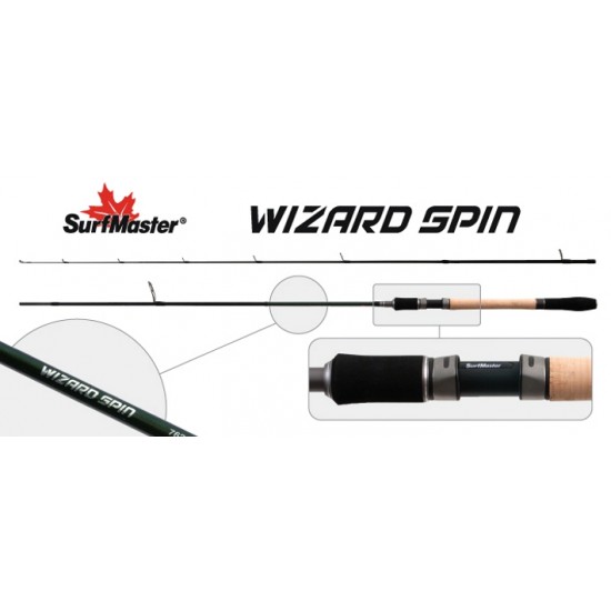 Spiningas Surf Master Wizard Spin TX-30 SP1120, 2 dalių Testas 2,8-10,5g Ilgis 1,98m. Spiningas Surf Master Wizard Spin TX-30 SP1120, 2 dalių Testas 2,8-10,5g Ilgis 1,98m.