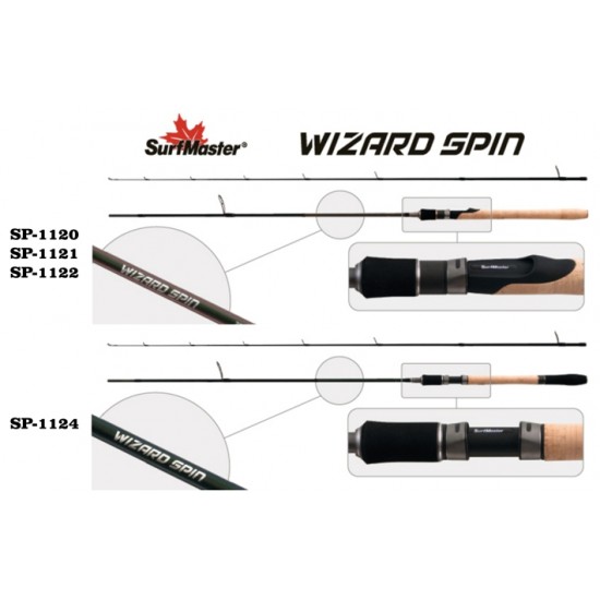 Spiningas SURF MASTER WIZARD Spin TX-30 SP1124 2X ilgis 295 cm testas 10,5 - 28 g Spiningas SURF MASTER WIZARD Spin TX-30 SP1124 2X ilgis 295 cm testas 10,5 - 28 g