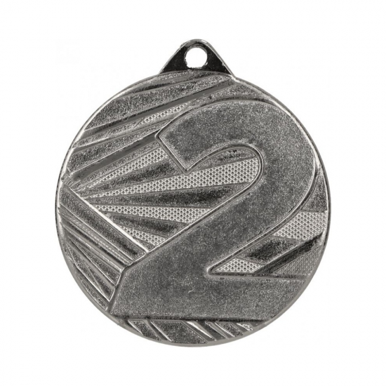 Sportinis apdovanojimas 50mm Sidabro Medalis Antra Vieta