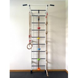 Sporto kompleksas, gimnastikos sienelė RESTPRO® KID-1 White