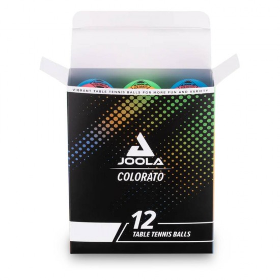 Stalo teniso kamuoliukai JOOLA Colorato Set 12 vnt.