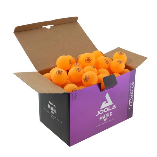 Stalo teniso kamuoliukai JOOLA Magic ABS 40+, 72 vnt. Oranžiniai