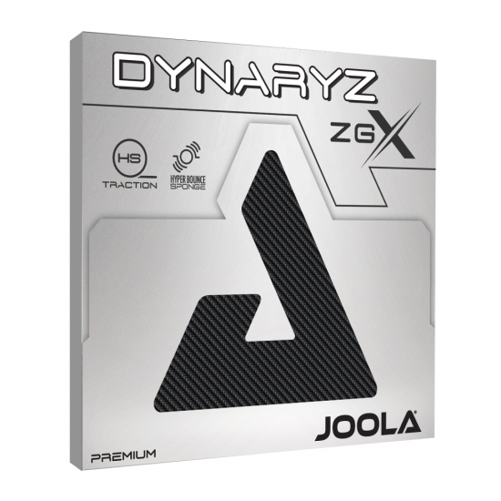 Stalo teniso raketės guma JOOLA Dynaryz ZGX, Black Max+