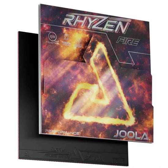 Stalo teniso raketės guma JOOLA Rhyzen Fire, Black 2.0