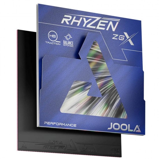 Stalo teniso raketės guma JOOLA Rhyzen ZGX, Black MAX
