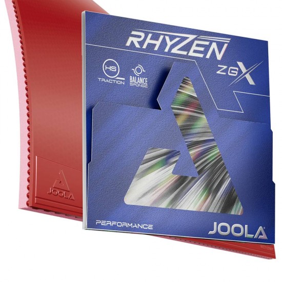Stalo teniso raketės guma JOOLA Rhyzen ZGX, Red 2.0