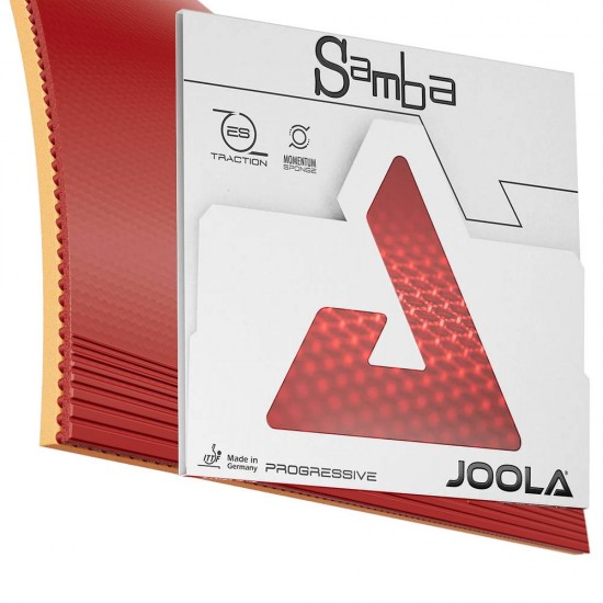 Stalo teniso raketės guma JOOLA Samba, Red 2.0